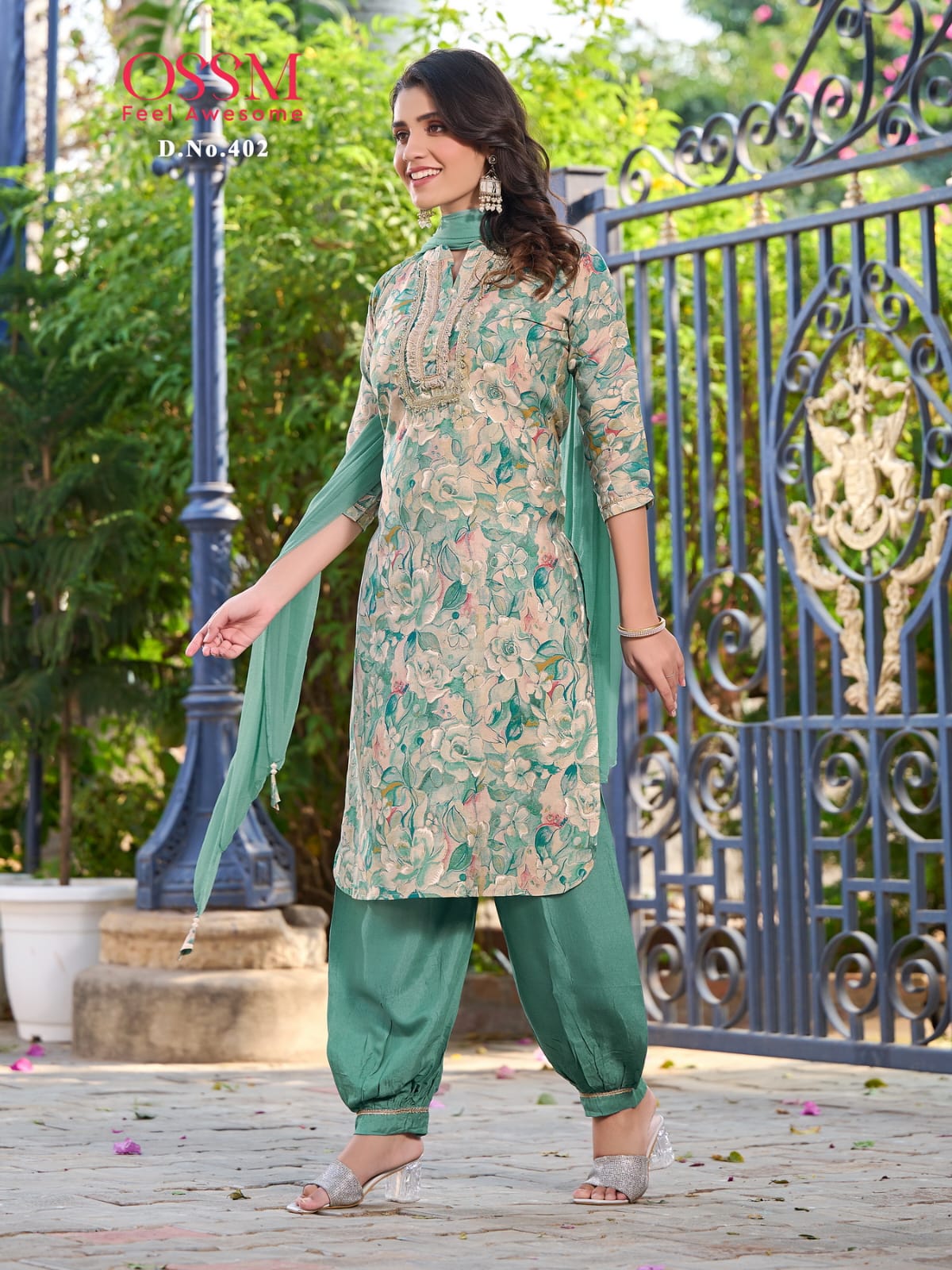 Ossm Afghani Vol 4 Modal Printed Kurti With Bottom Dupatta Catalog
